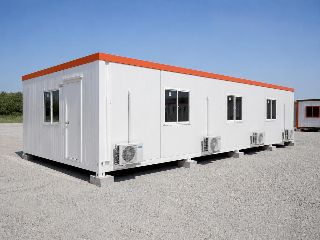 Portable office cabin available for site rental